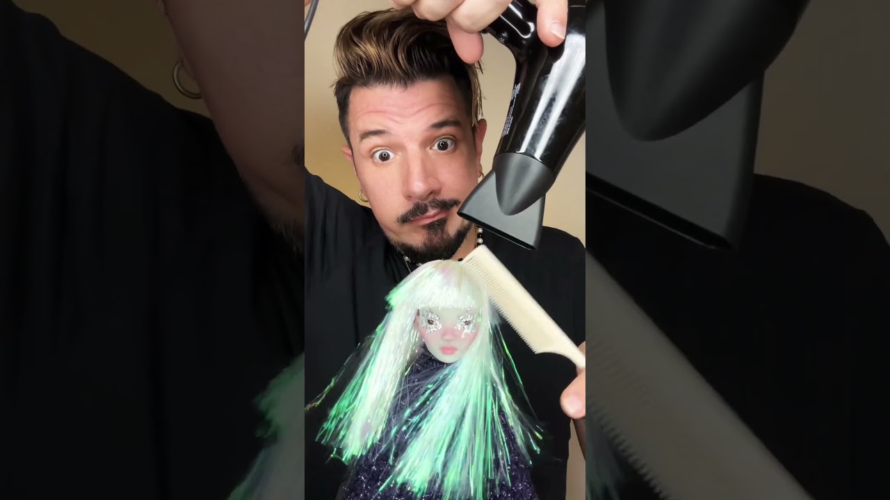 What would Winter look like? Part 2: Tinsel Hair ❄️ Part 1 on my channel #pidgindoll