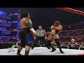 Triple H Vs Umaga Lumberjack Match Raw 12 11 07 2 2