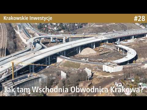 #28 Samochody jadą już pod wiaduktami Wschodniej Obwodnicy Krakowa na węźle Mistrzejowice! - KI