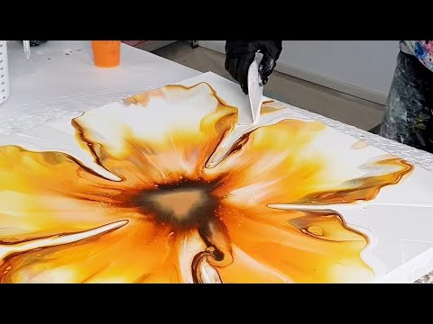 EXTRAORDINARY Abstract Acrylic Pour Paintings / Dutch Pour Bloom