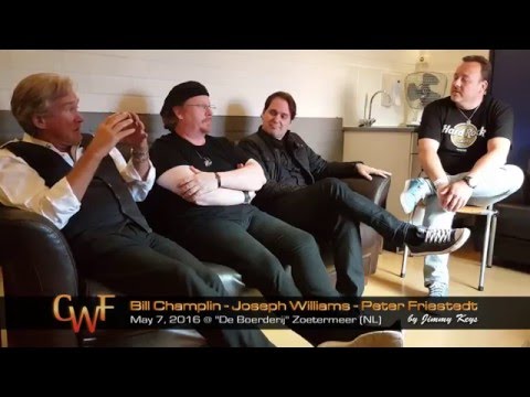 THE CWF INTERVIEW (Bill Champlin, Joseph Williams, Peter Friestedt)