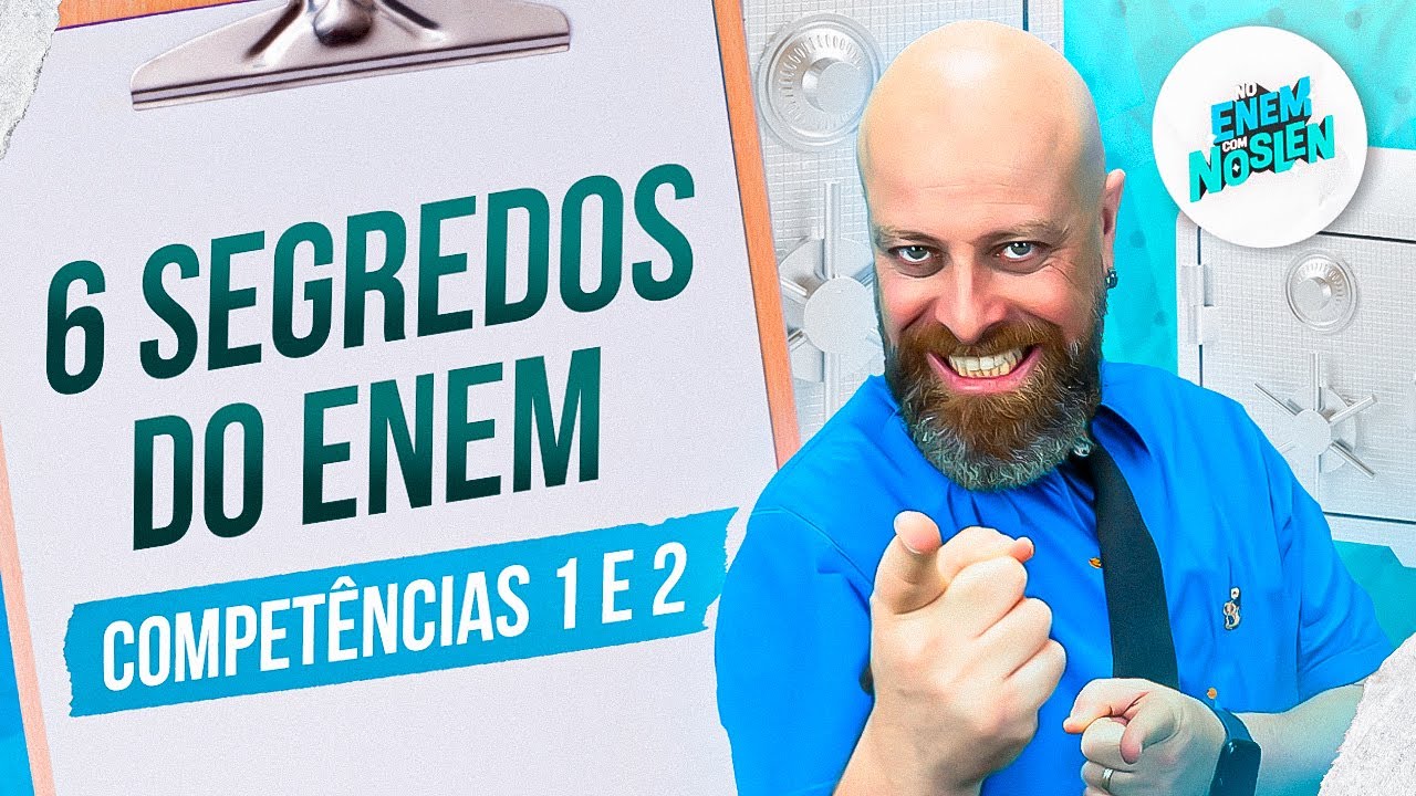 06 Segredos que o Enem não quer que você saiba - Competências 1e 2 [Professor Noslen] #enem #redação