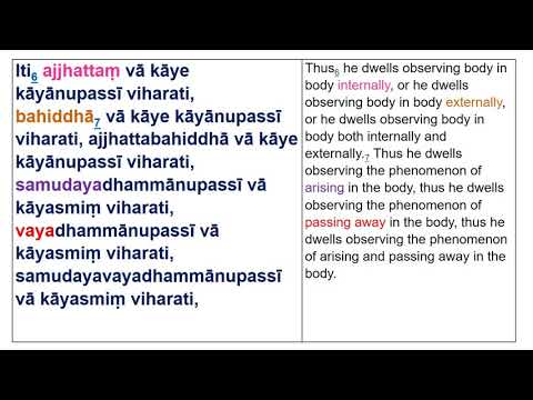 Mahasatipatthana Sutta