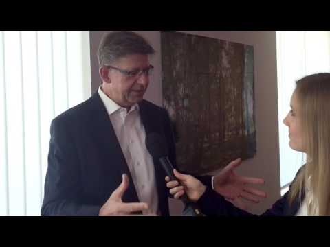 Interview mit T-Systems Chef Reinhard Clemens zur Grundsteinlegung Biere II