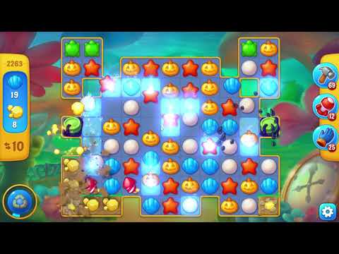 Fishdom 2263 Level - NO BooSTERS