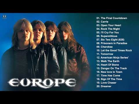 EUROPE Greatest Hits Full Album -  Best Songs Of EUROPE Playlist 2024