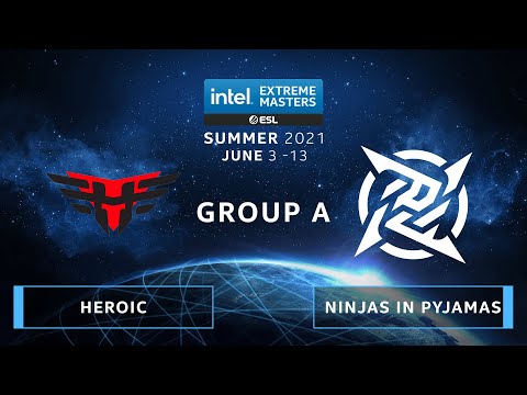 CS:GO - Heroic vs. Ninjas in Pyjamas [Mirage] Map 1 - IEM Summer 2021 - Group B