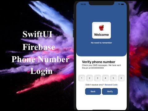 SwiftUI Firebase authentication | phone number