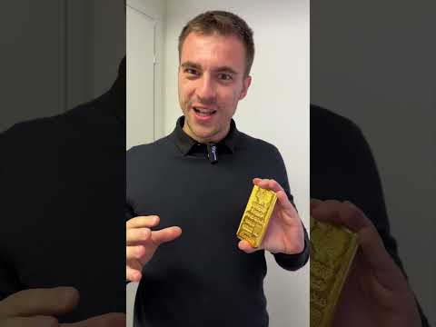 GUARDA un LINGOTTO d'ORO da 1 kg: COSA ci FACCIAMO?
