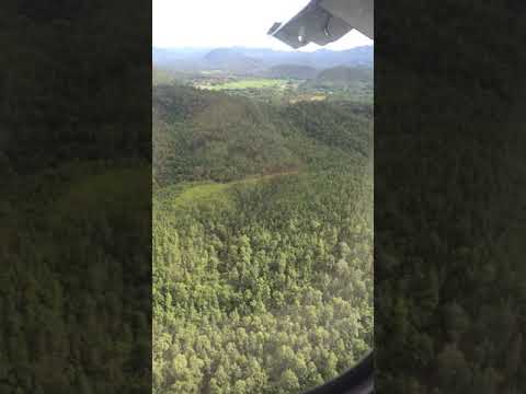 Landing, Mae Hong Son Airport Thailand　ATR72
