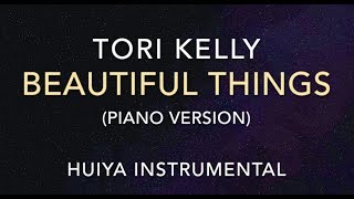 [Instrumental/karaoke] Tori Kelly - Beautiful Things (Piano ver.) [+Lyrics]