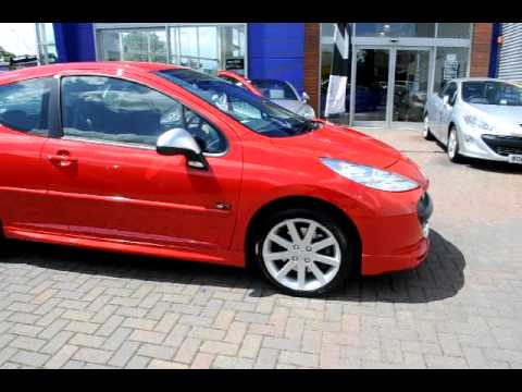 RF08 XFX Charters Aldershot Peugeot 207