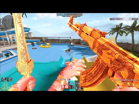 Crossfire NA ( Đột Kích ) 2.0 : AK47 Gold Black Dragon - Hero Mode X - Zombie V4
