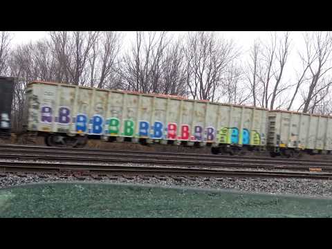CSX Trash Train Westbound 4K UHD