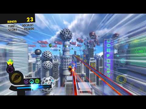 Sonic Forces - Null Space Speedrun [Drill & Void wispon] (01:07.18)