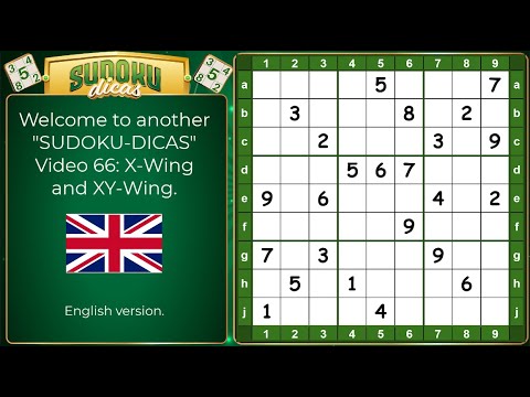 Sudoku Dicas: Video 66: X-Wing x XY-Wing