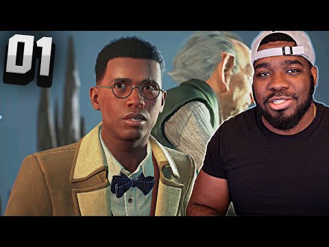 Hogwarts Legacy Walkthrough Part 1 - I TURNED HARRY POTTER BLACK LOL! - Hogwarts Legacy PC