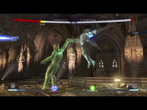 Straight_Clowning ( Green Lantern ) vs. Strikerforce4 ( Blue Beetle )