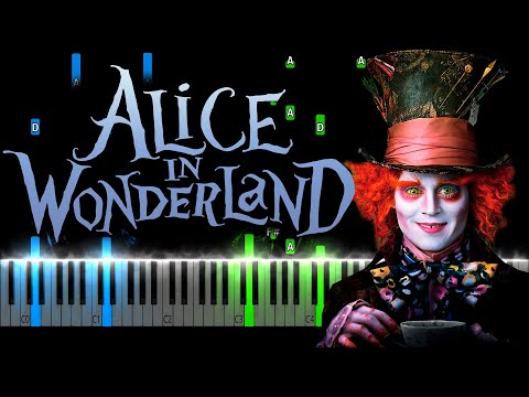Alice's Theme From Alice in Wonderland Piano Tutorial