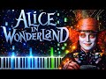 Alice S Theme From Alice In Wonderland Piano Tutorial