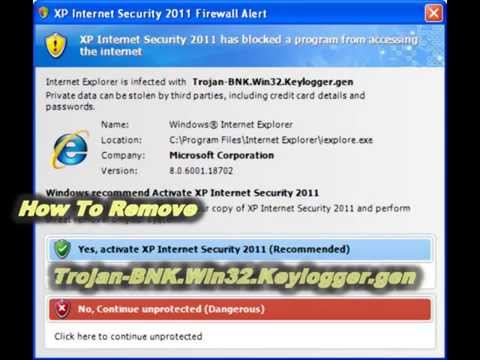 free removal tool for trojan bnk.win32.keylogger.gen
