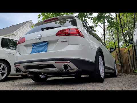 Alltrack AWE Touring exhaust cold start vs. stock