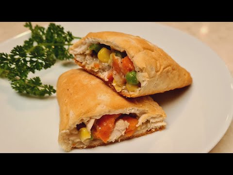 Chicken Pot Pies Using Canned Biscuits