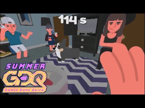 Pet the Pup at the Party by enbee in 5:48 - SGDQ2018