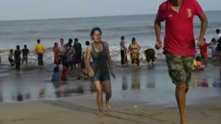 preview picture of video 'Nagoa Beach, Diu  28th May 2013'