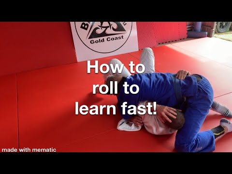 Roll this way to learn fast. Rolling too hard stifles learning. Base Jiu Jitsu Gold Coast.