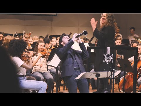 Artie Shaw Clarinet Concerto- Charlie Kusiel King, Liza Grossman and Contemporary Youth Orchestra