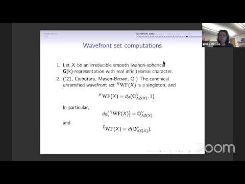 Emile Okada (Oxford): The wavefront set for representations of p-adic groups