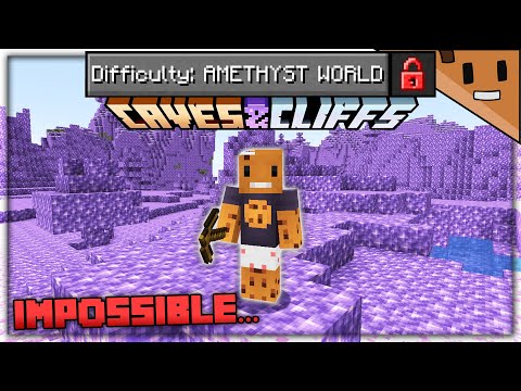 Can You Beat Minecraft in an Amethyst ONLY World?