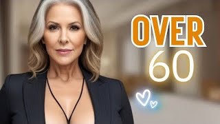 Natural Older Woman Over 60 Attractively Dressed Classy | Natural Older Ladies Over 60