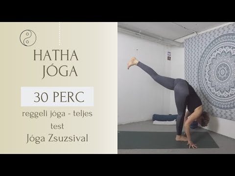 30 perc HATHA jóga - reggeli jóga teljes test - Jóga Zsuzsival