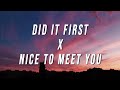 Ice Spice PinkPantheress Did It First X Nice To Meet You TikTok Mashup Lyrics