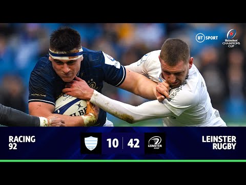 Racing 92 v Leinster (10-42) | Six-Try Dublin Side Stun Sloppy Hosts | Champions Cup Highlights