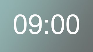 9 Minute Timer With Alarm - Alarmlı 9 Dakika Zamanlayıcı