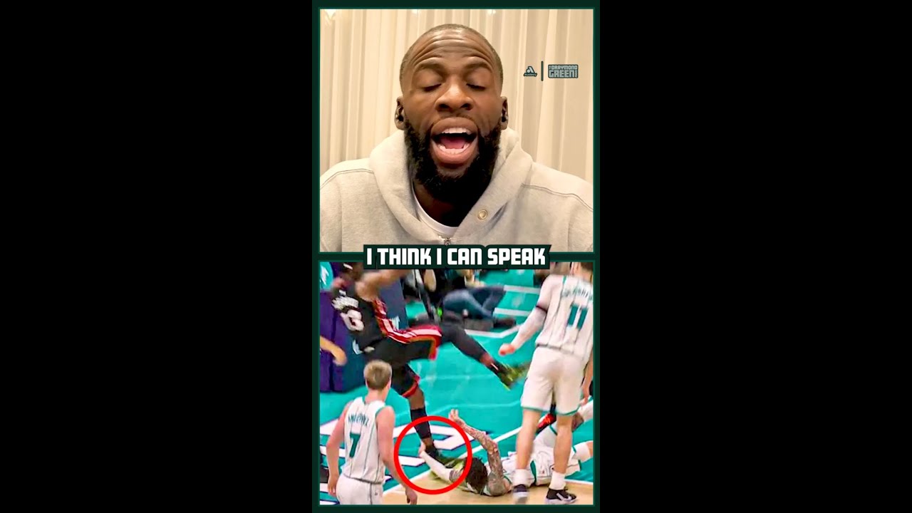 Draymond Green Reacts to LaMelo Ball Tripping Bam Adebayo: "It Was Intentional"