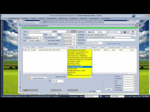 Devolución en Efectivo por Notas de Crédito