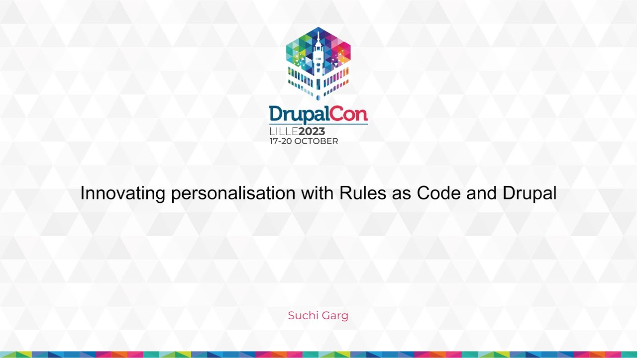 CLIENTS & INDUSTRY - Innovating personalisation with Rules as Code and Drupal