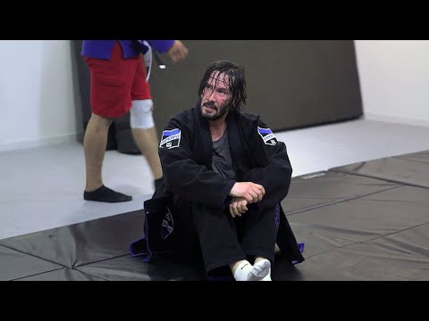 Keanu Reeves fight training for «JOHN WICK» | Behind The Scenes
