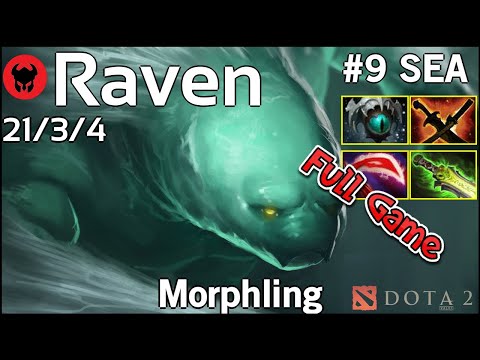 Raven [LOTAC] plays Morphling!!! Dota 2 Full Game 7.21