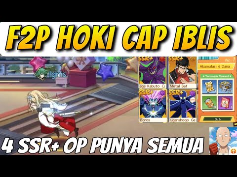4SSR+ OVER POWER MILIK F2P🔥, TERLALU WANGI AKUN INI - One Punch Man The Strongest