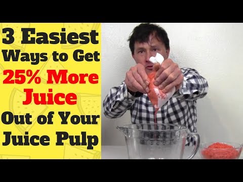 3 Easiest Ways to Get 25% More Juice out of Your Juice Pulp