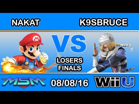 MSM 61 - CLG | Nakat (Mario) Vs. NIPS | K9sBruce (Sheik) Losers Finals - Smash Wii U