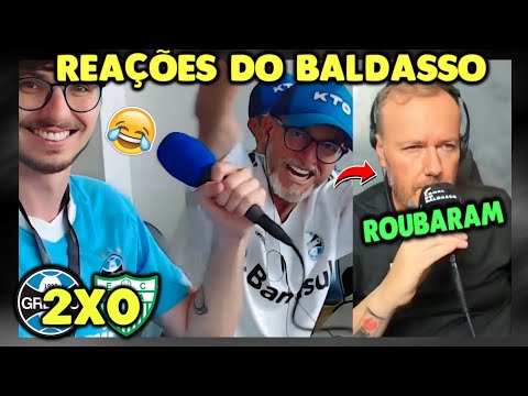 REAÇÕES DO BALDASSO E FARID NA VITÓRIA! REACT GREMIO 2X0 AVENIDA
