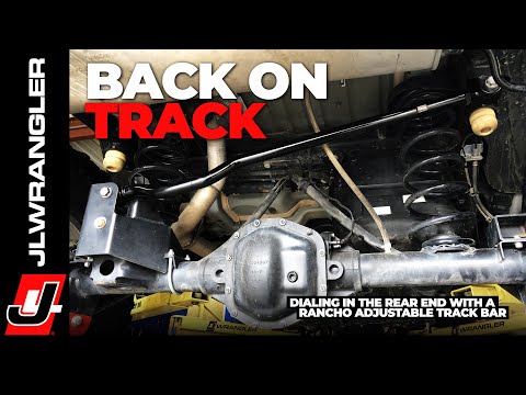 Jeep JL Wrangler Adjustable Rear Track Bar Installation & Benefits - RANCHO