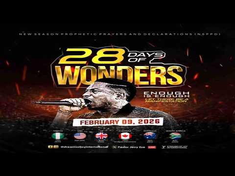 28 DAYS OF WONDERS - DAY 9//ENOUGH IS ENOUGH || NSPPD || 9TH FEBRUARY 2026