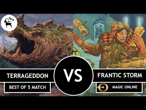 Premodern Terrageddon vs Frantic Storm - MTGO Best of 5 Match